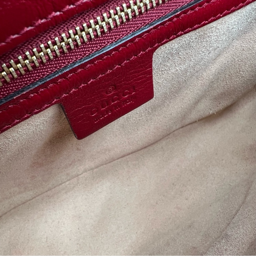 Gucci Mormont Diagonal GG quilted brown shoulder bag ❤️ - Picture 10 of 11